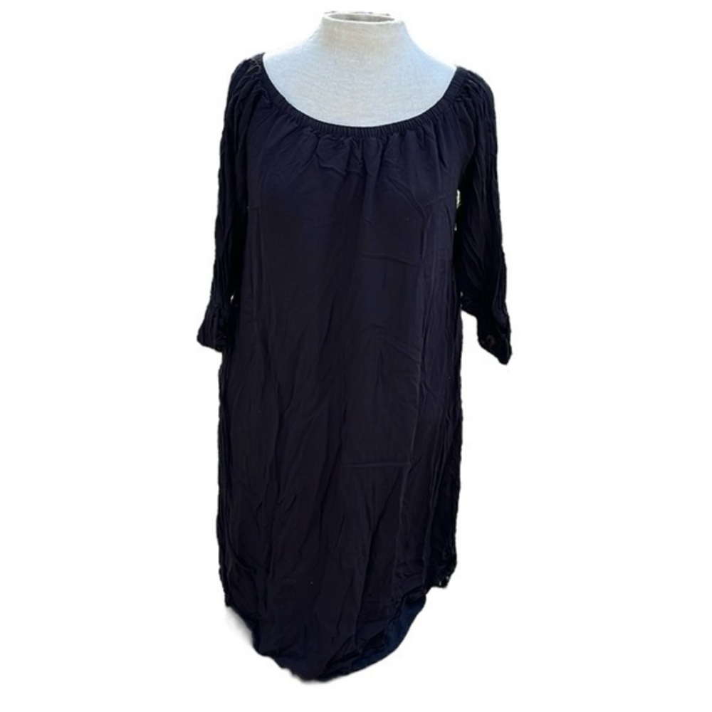 Loft tunic/dress, color is black, womens size small